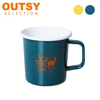 【OUTSY嚴選】高山水鹿琺瑯杯390ml(黃色) 歷史價格詳細信息