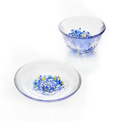 【WUZ屋子】日本 廣田硝子 冬之雪杯碟組-藍 歷史價格詳細信息