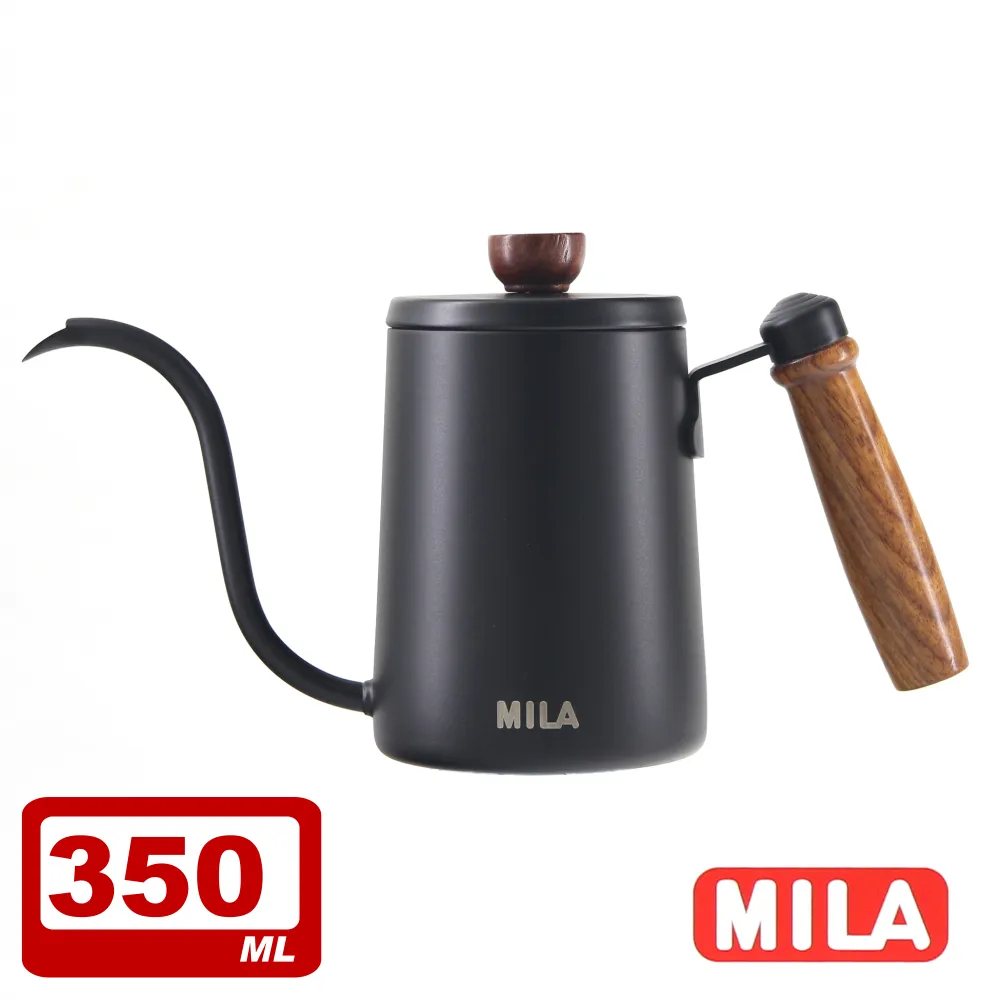 MILA木柄鶴嘴手沖壺350ml+溫度計 贈專用隔水墊 歷史價格詳細信息