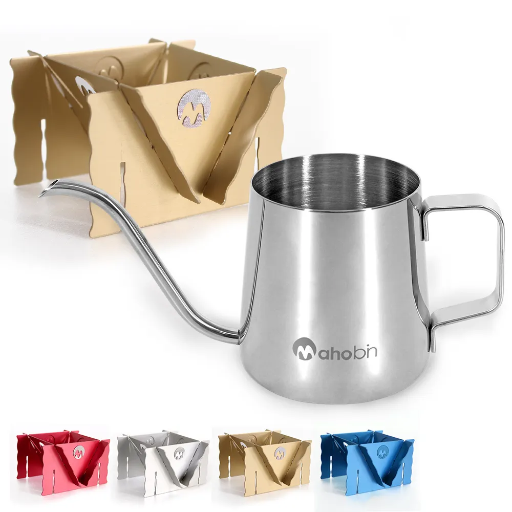 Mahobin魔法瓶 304不鏽鋼耳掛式咖啡手沖壺細嘴壺350ml 歷史價格詳細信息