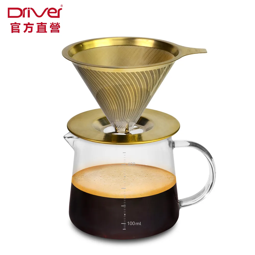 【Driver】鈦 黃金流速Moka禮盒組 2-4cup《拾光玻璃》咖啡用品 耐熱玻璃壺 濾杯 歷史價格詳細信息