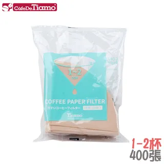 Tiamo V01 無漂白圓錐咖啡濾紙 1-2人 100入日本製*4包(HG5596) 歷史價格詳細信息