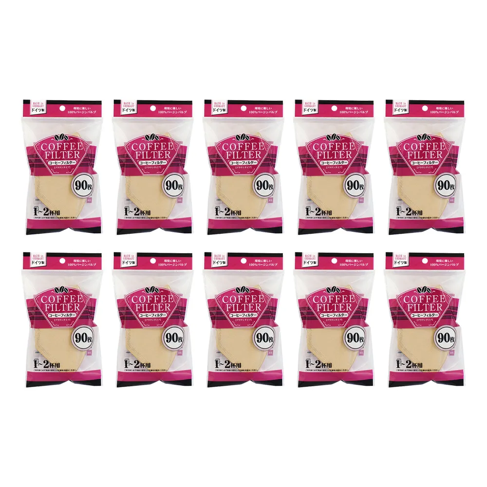 咖啡濾紙無漂白1~2人(50入/包)[大買家] 歷史價格詳細信息