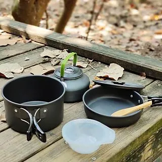 【May Shop】戶外野營套裝炊具 露營燒烤廚具十件套 歷史價格詳細信息