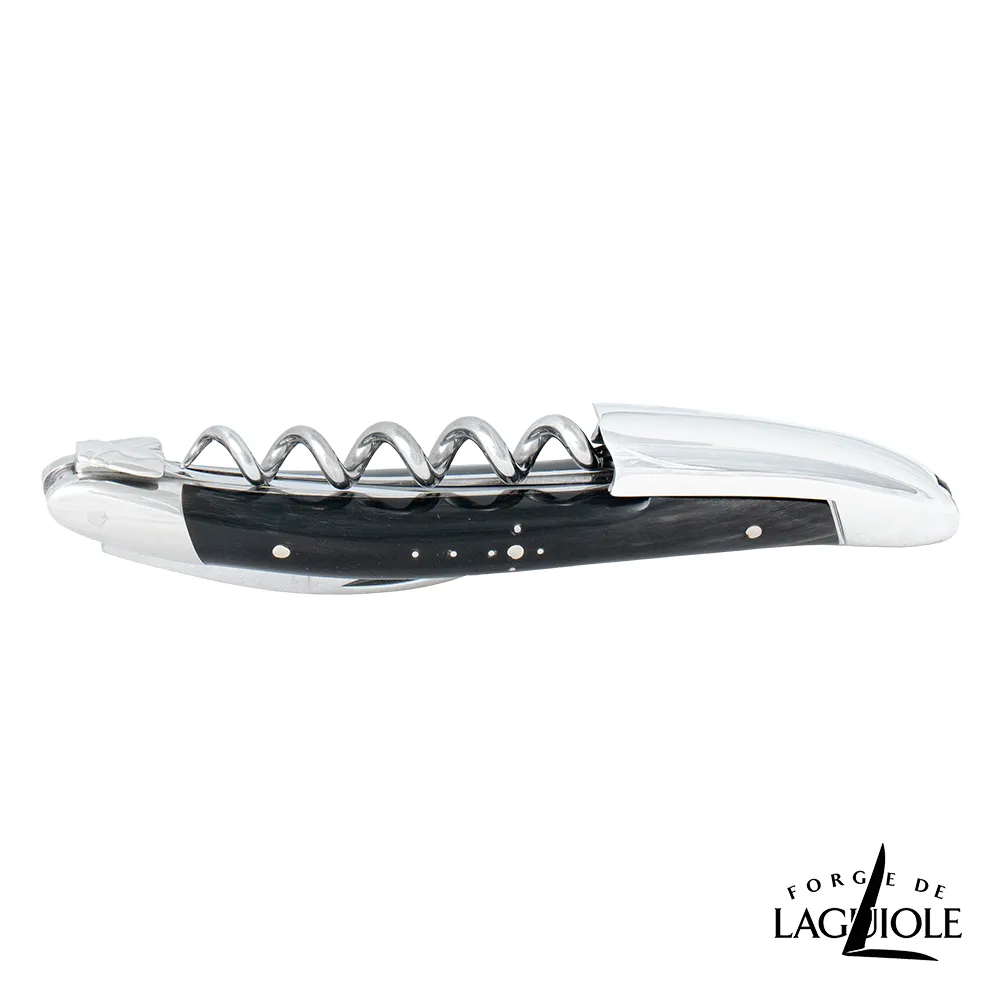 Forge de Laguiole 頂級手工黑色耐力纖維牛排刀叉禮盒組-亮面 歷史價格詳細信息