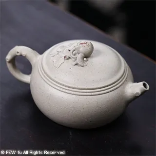 【FEW fu】手工青灰泥貔貅祥瑞招財杯 (紫砂壺、紫砂杯、主人杯) - 180ml --- (朱恒林老師作品) 歷史價格詳細信息