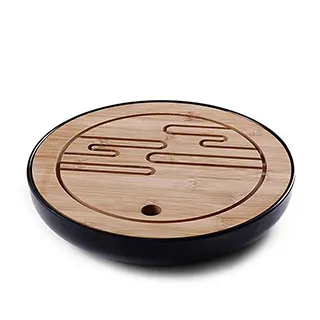 【原藝坊】竹韻乾泡孟宗竹製方正小茶盤(20*20*2.5cm) (兩色任選) 歷史價格詳細信息
