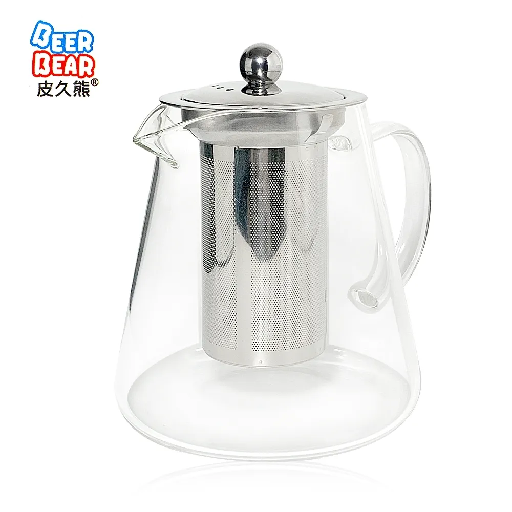 泡茶壺 950ml 不鏽鋼過濾網 茶壺 泡茶壺 沖茶壺 加厚耐熱高硼矽玻璃 茶具 花茶壺 功夫茶具茶壺 公道杯 公道壺 歷史價格詳細信息