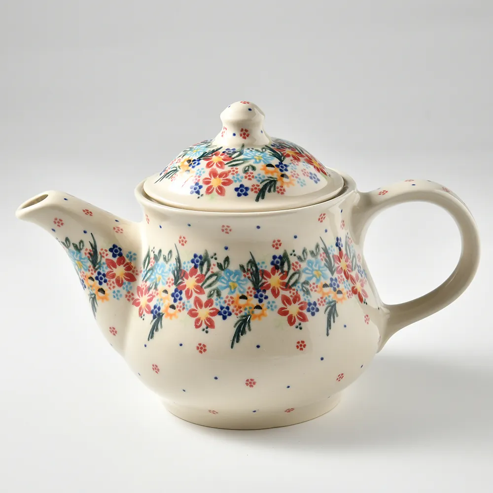 波蘭陶 桃花源系列 陶瓷茶壺含濾網 500ml 波蘭手工製 歷史價格詳細信息