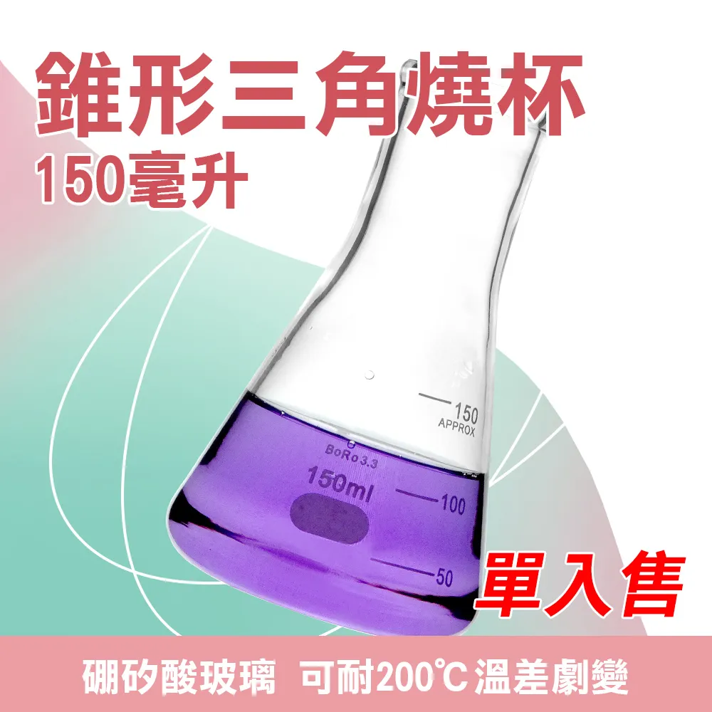錐形瓶瓶底燒杯 兩入 耐高溫 三角燒杯1000ML 高硼矽材質 B-GCD1000*2 歷史價格詳細信息