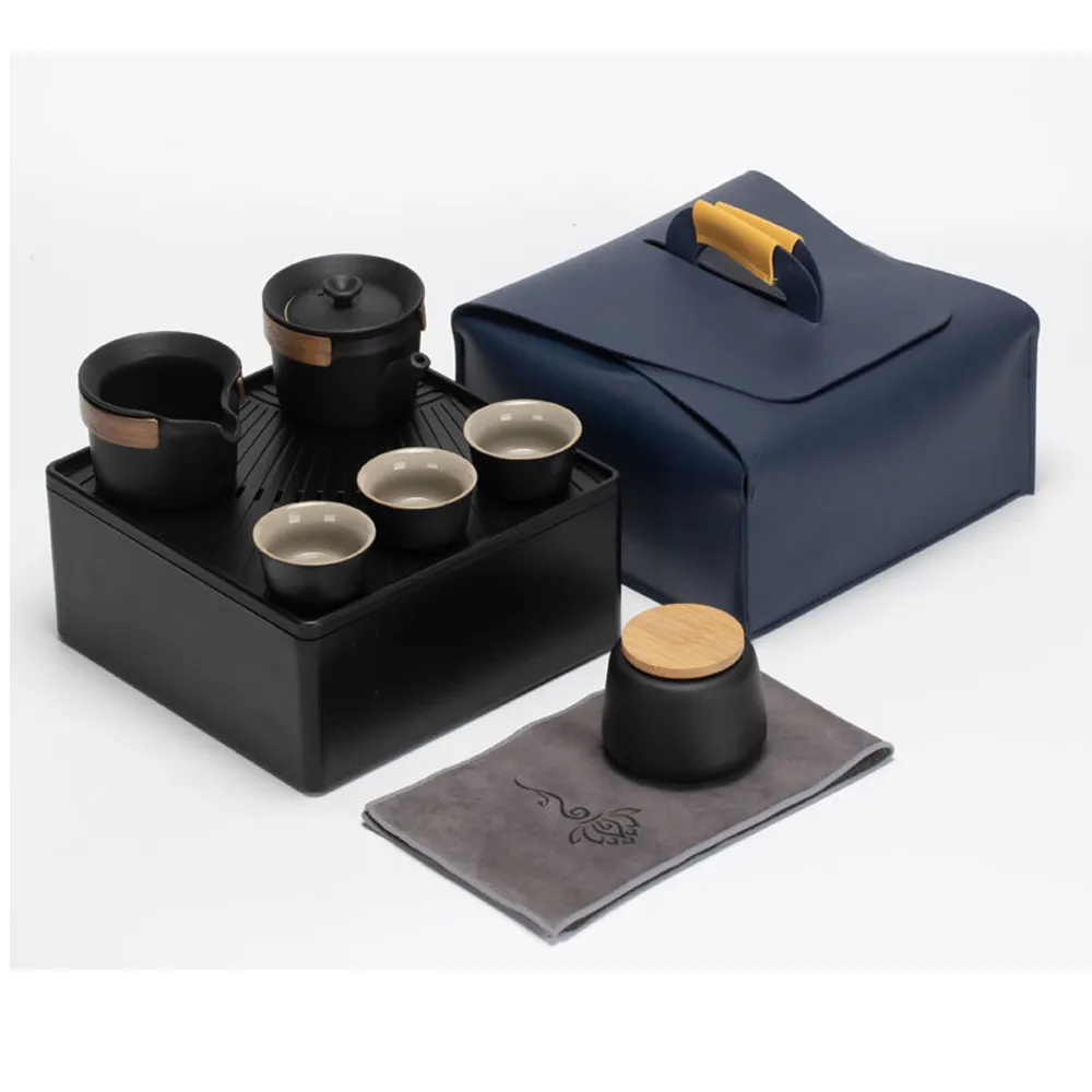 PUSH!喝茶品茗茶具類烏金石簡約茶盤茶船儲水排水瀝水泡茶托盤T03 歷史價格詳細信息