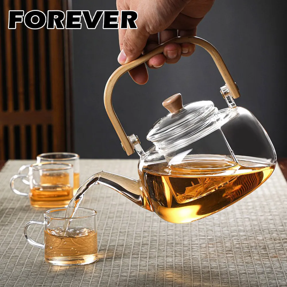 【日本FOREVER】高硼硅耐熱玻璃山形款把手水壺1500ml(買一送一) 歷史價格詳細信息