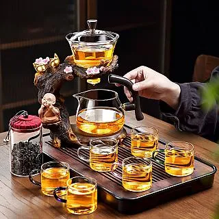 玻璃功夫旅行茶具套裝家用便攜式茶壺泡茶戶外露營隨身攜帶快客杯 歷史價格詳細信息