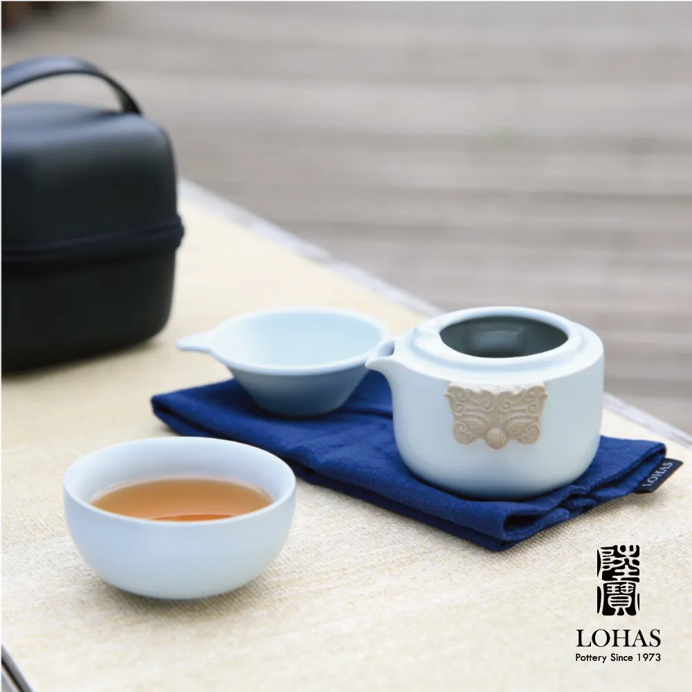 新款旅行快客杯陶瓷帶收納包戶外便攜式送禮大吉大利支持定制茶具 歷史價格詳細信息