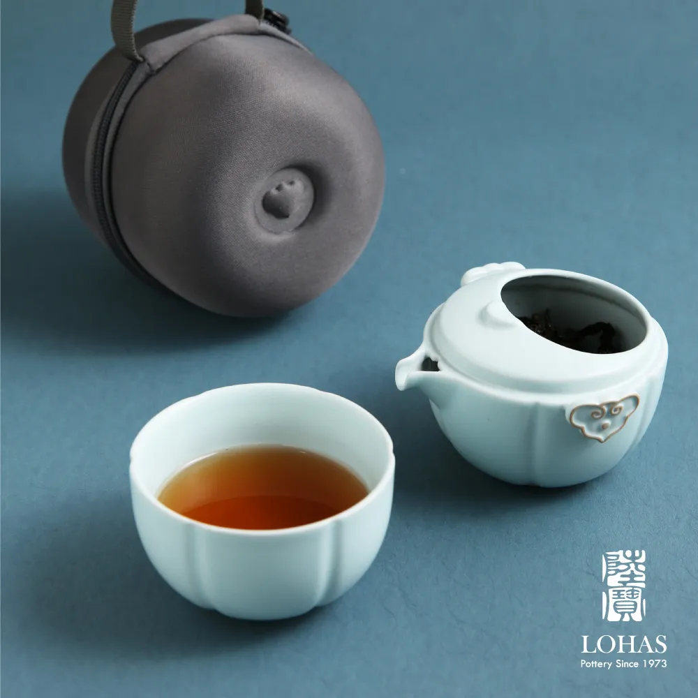 陸寶 雲中錦書茶組  一壺一海六杯 經典禪風仿石釉 歷史價格詳細信息