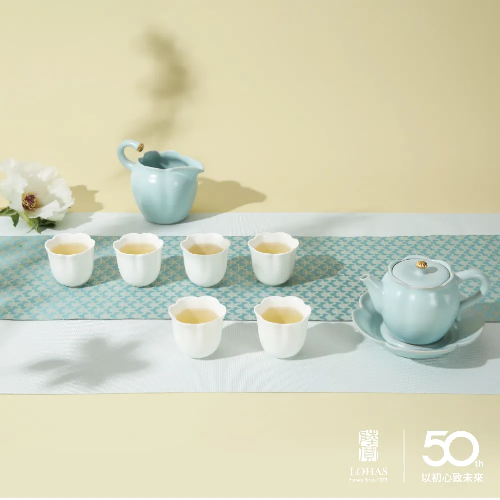 【陸寶LOHAS】吉相伴茶組 天青色 歷史價格詳細信息