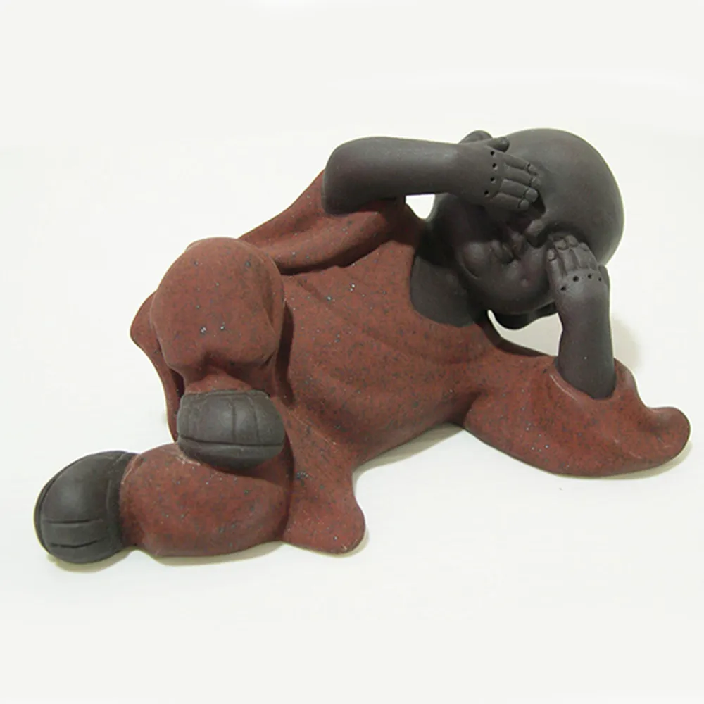 【原藝坊】紫沙陶瓷三不小沙彌茶寵 套組 歷史價格詳細信息