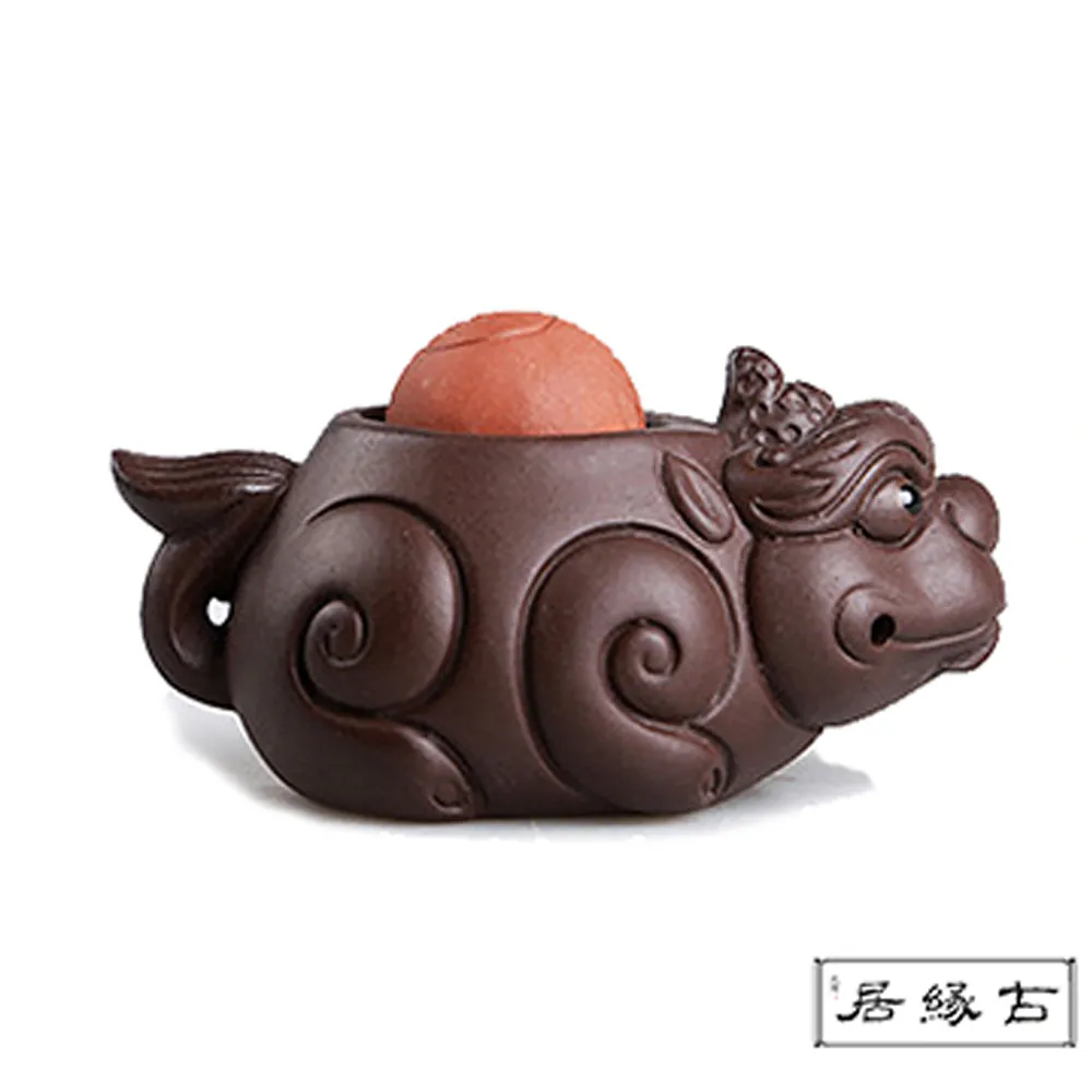 【古緣居】吉祥獸紫砂茶寵擺飾(招財貔貅) 歷史價格詳細信息
