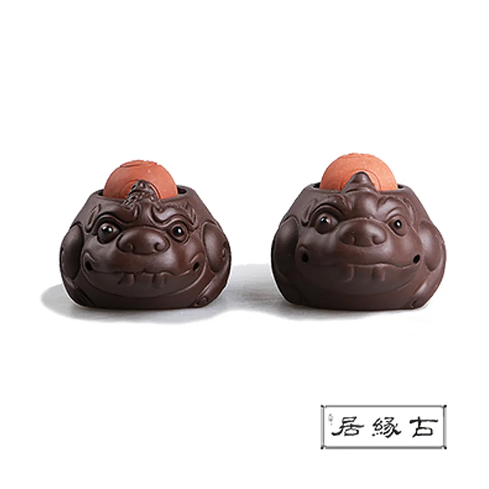 【古緣居】吉祥獸紫砂茶寵擺飾(招財貔貅) 歷史價格詳細信息