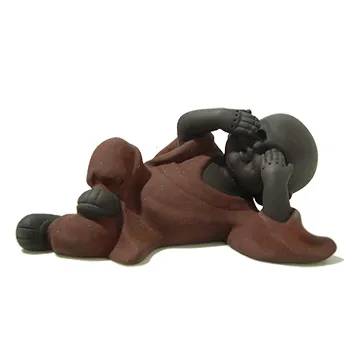 【原藝坊】紫砂陶瓷 歡欣鼓舞 茶寵擺飾(歡 小和尚) 歷史價格詳細信息