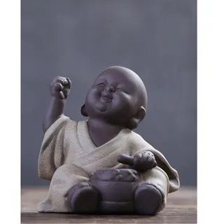 紫砂陶瓷茶寵齊天大聖悟空猴子茶玩擺件功夫車載陶瓷擺件-A 歷史價格詳細信息