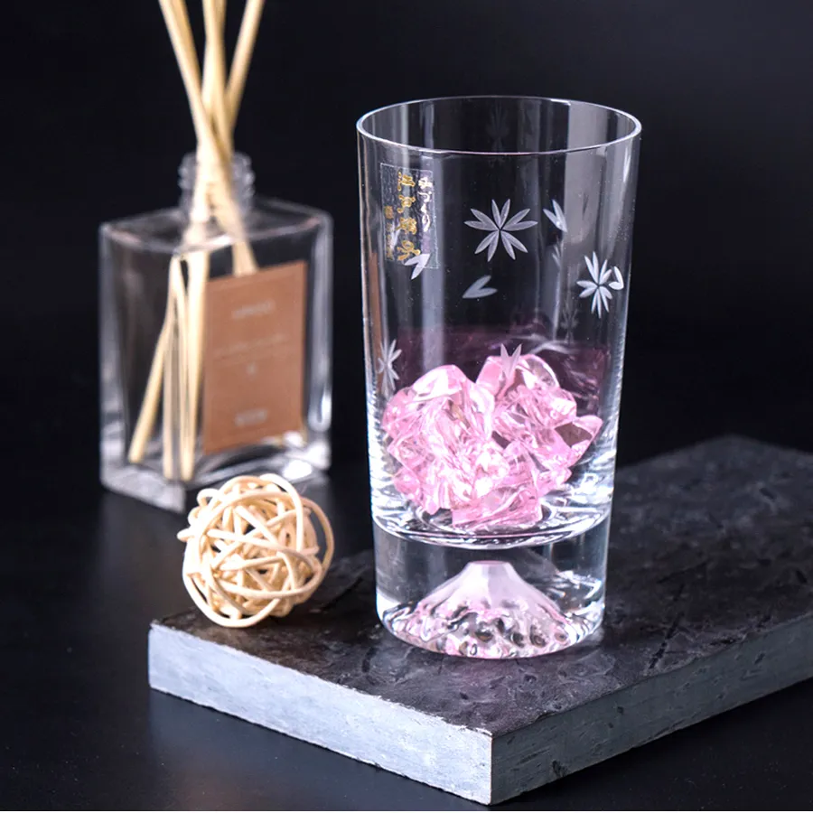 【田島硝子】富士山杯 迷你櫻花款 威士忌杯+高杯啤酒杯2入組(TG20-015-MRS+TG20-015-MTS) 歷史價格詳細信息