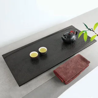 【生活禪】玄武岩石雕茶盤-財聚綠洲 (47x25x4cm) / B21-019-台灣製造 歷史價格詳細信息