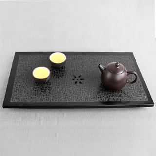 【生活禪】玄武岩石雕茶盤-財聚綠洲 (47x25x4cm) / B21-019-台灣製造 歷史價格詳細信息