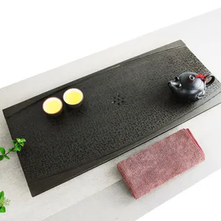 【生活禪】玄武岩石雕茶盤-財聚綠洲 (47x25x4cm) / B21-019-台灣製造 歷史價格詳細信息