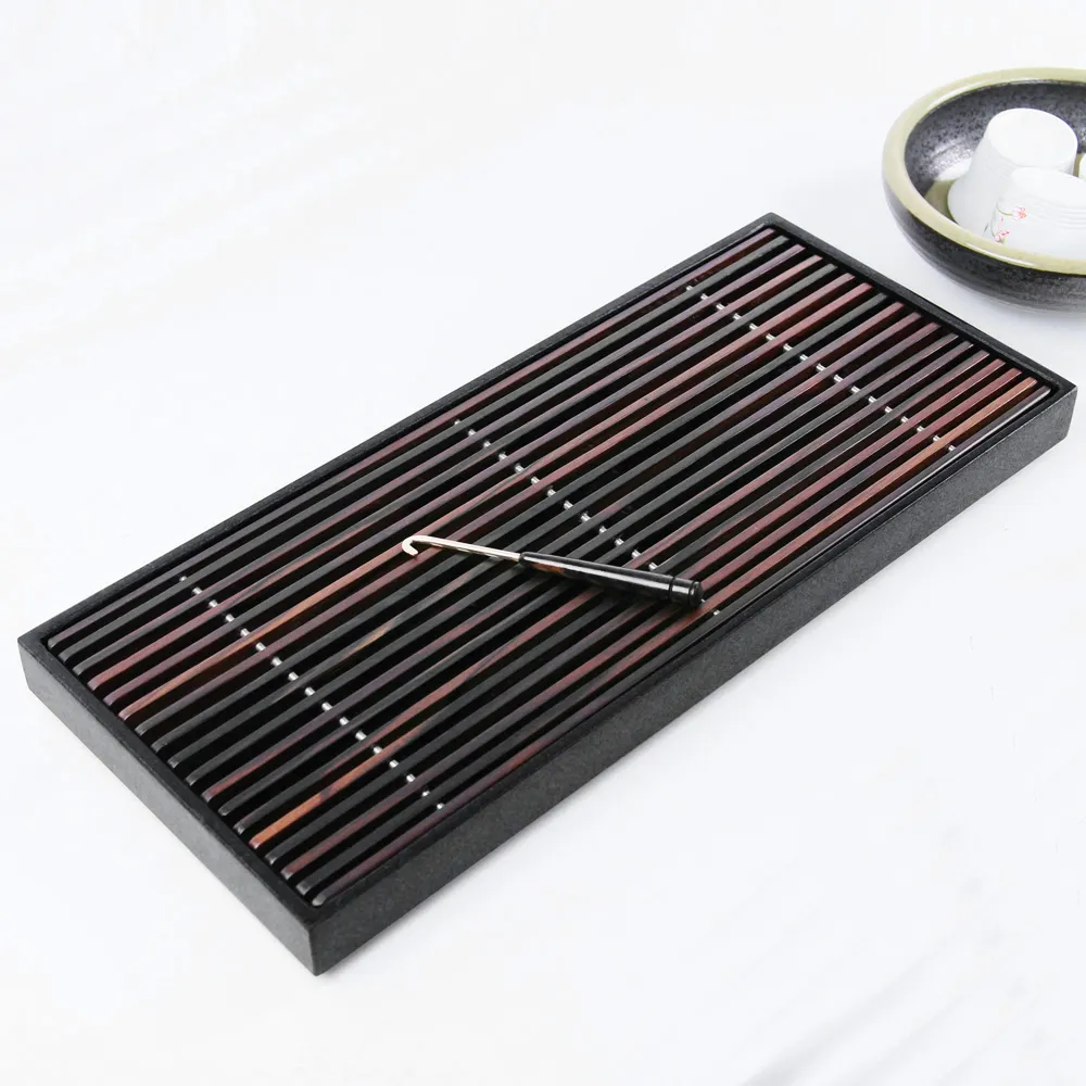 【生活禪】玄武岩石雕茶盤-財聚綠洲 (47x25x4cm) / B21-019-台灣製造 歷史價格詳細信息