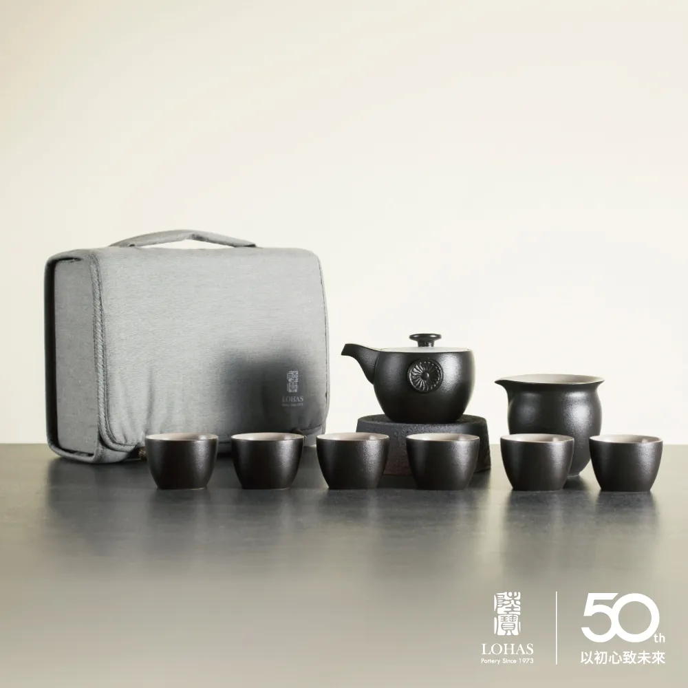 陸寶 洄瀾蓋碗-禪風黑 一壺兩杯配布袋 旅行茶具 歷史價格詳細信息