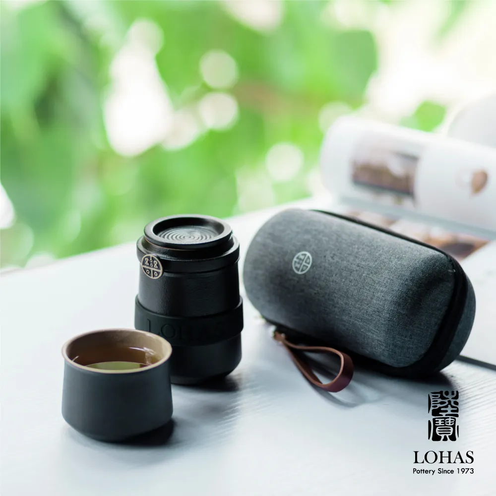 陸寶 洄瀾蓋碗-禪風黑 一壺兩杯配布袋 旅行茶具 歷史價格詳細信息