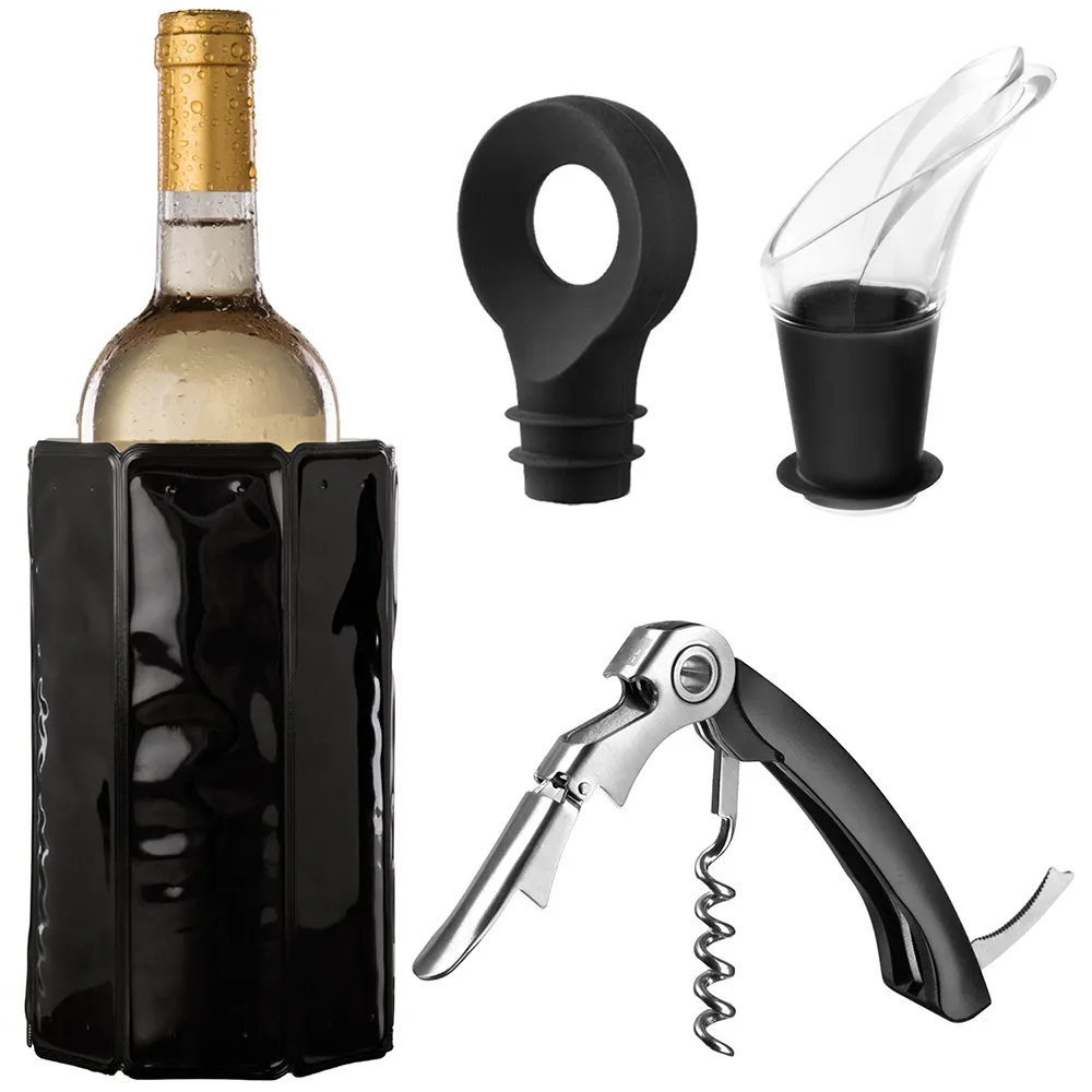 《Vacu Vin》軟冰桶+開酒瓶塞注酒抽真空組(黑) 歷史價格詳細信息