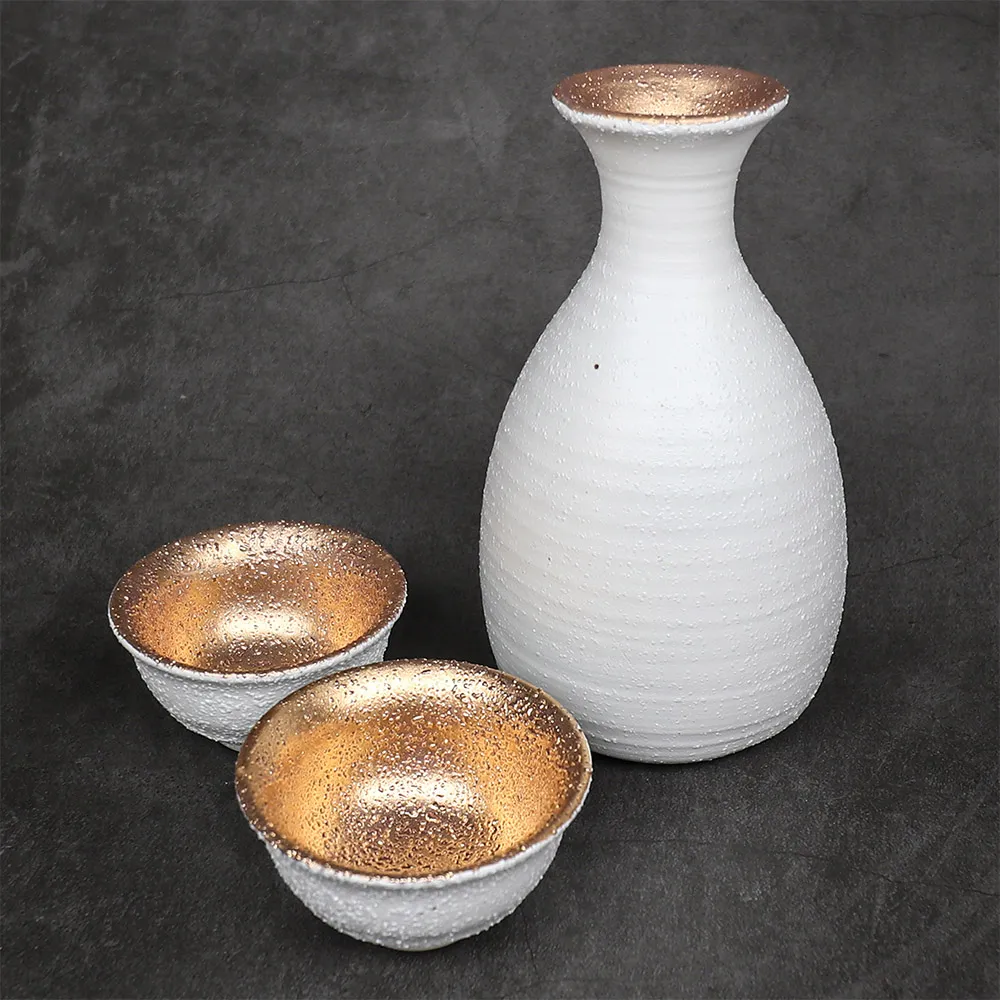 【福介商店】日本陶瓷 黑鐵金刷目酒器組 1壺2杯 歷史價格詳細信息