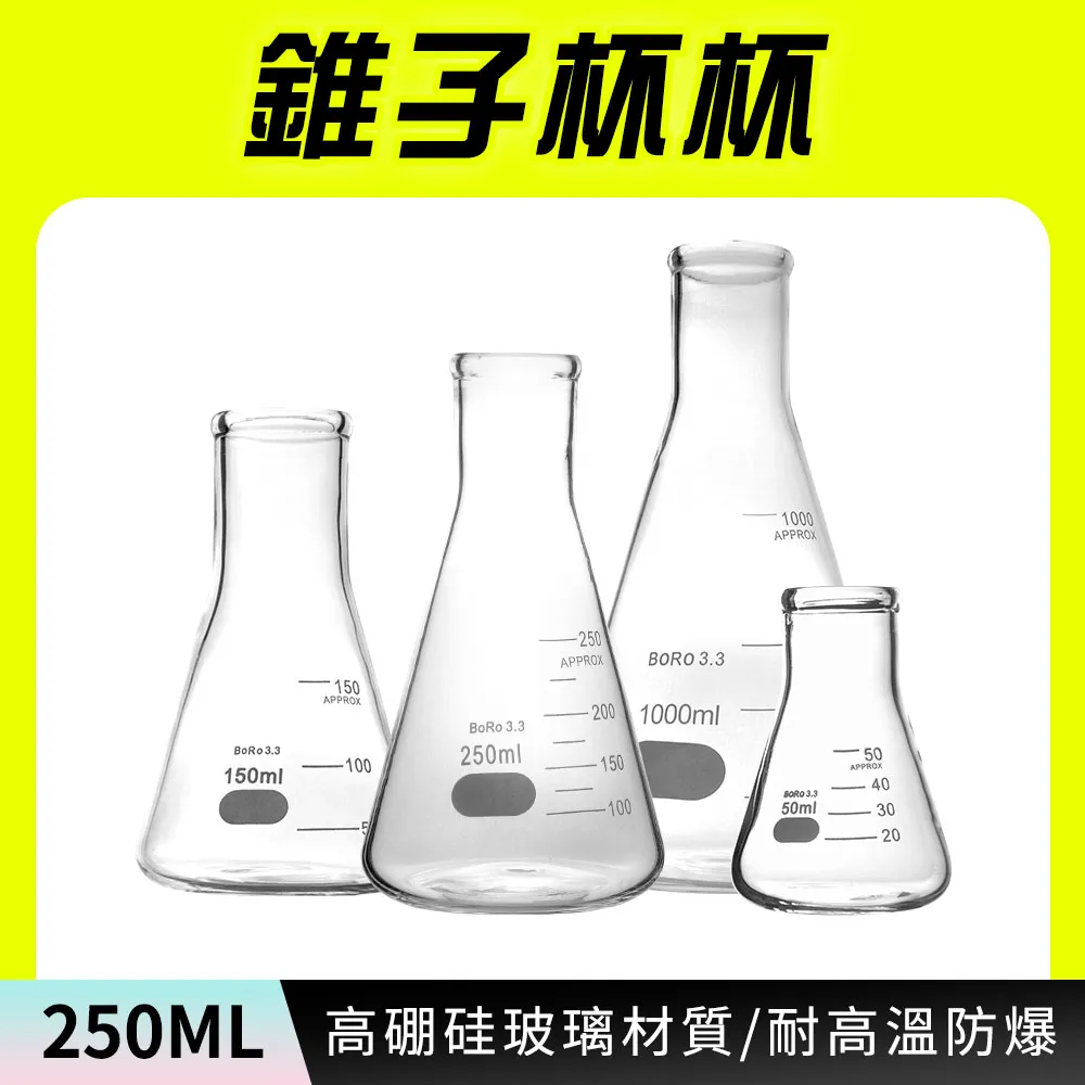 三角燒杯250ml/錐形瓶瓶底燒杯250ml(實驗室級加厚款) 851-GCD250 歷史價格詳細信息