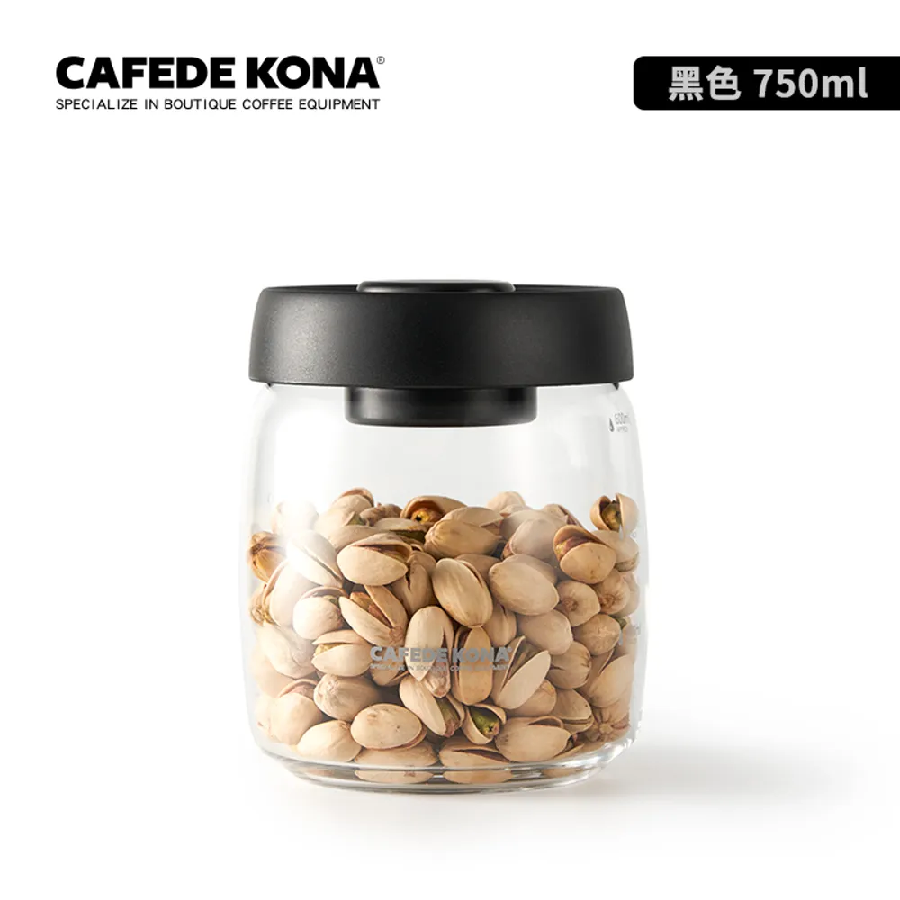 CAFEDE KONA 真空玻璃密封罐(黑)750ml 價格比較,價格查詢,歷史價格詳細信息