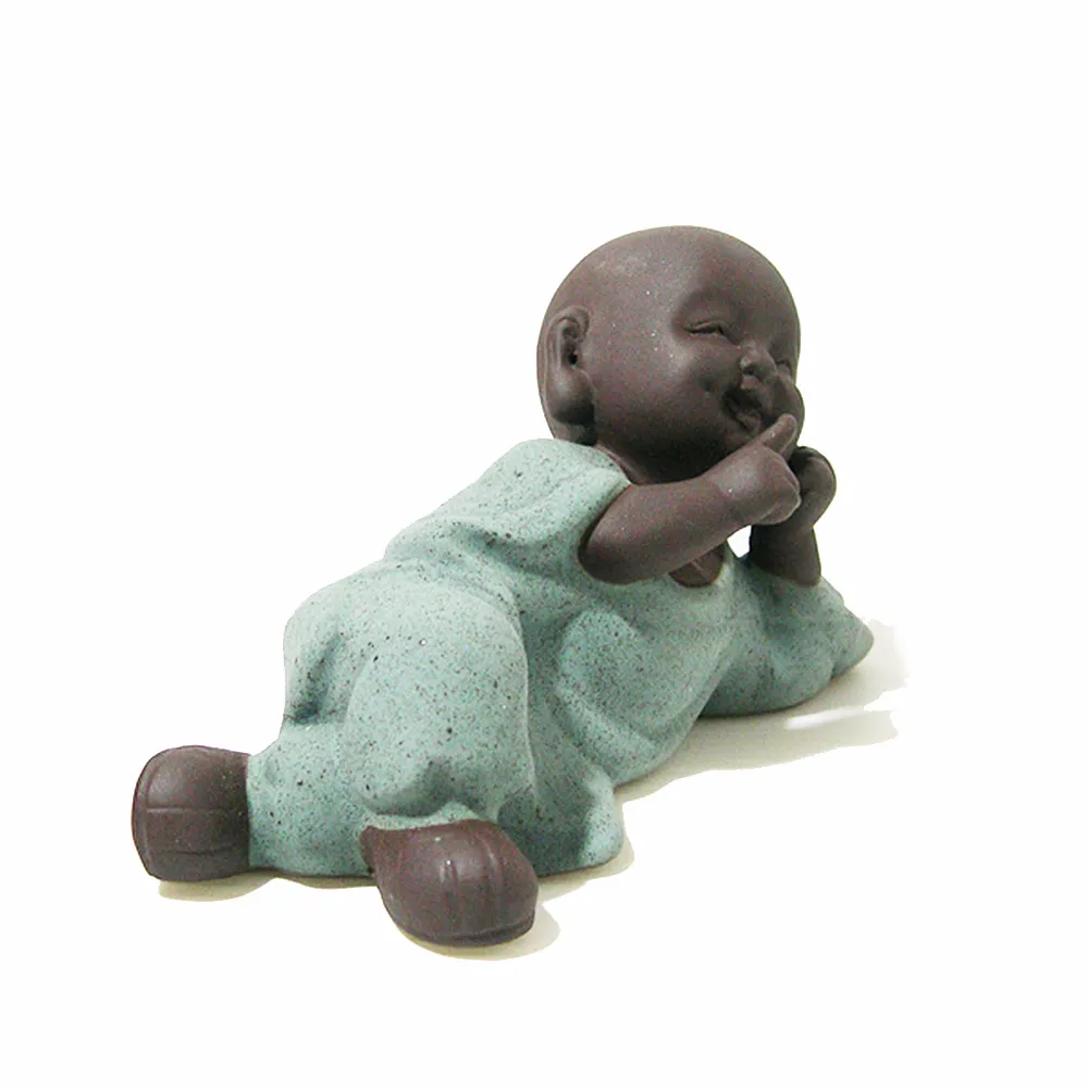 【原藝坊】紫砂陶瓷 歡欣鼓舞 茶寵擺飾(歡 小和尚) 歷史價格詳細信息