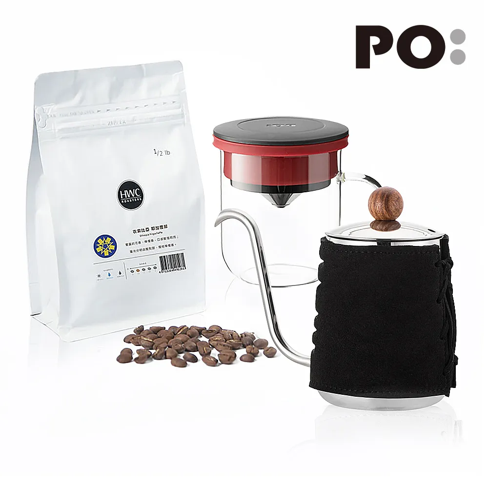 【PO:Selected】丹麥POx黑沃耶加雪菲咖啡四件組(手沖壺-灰/保溫胖胖杯450ml-共4色/咖啡磨2.0) 歷史價格詳細信息