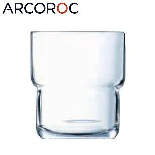 Arcoroc強化玻璃條紋可疊式水杯250cc-6入組 歷史價格詳細信息