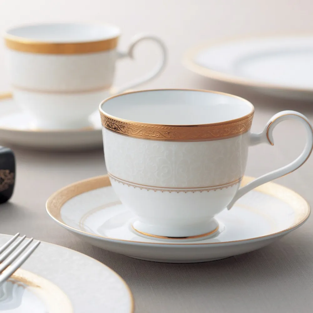 【NORITAKE】華麗年代骨瓷金邊飯碗11.5CM(奢華餐碗買一送一) 歷史價格詳細信息