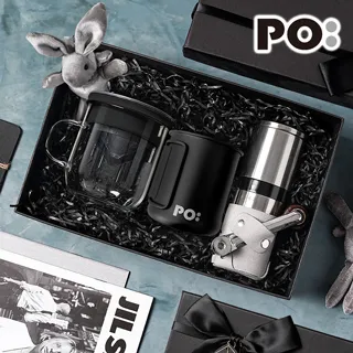 【PO:Selected】丹麥戶外手沖咖啡三件組(露營杯-黑/不銹鋼磨芯咖啡磨2.0/玻璃杯350ml-共4色) 歷史價格詳細信息