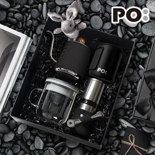 【PO:Selected】丹麥戶外手沖咖啡四件組(露營杯-黑/不鏽鋼咖啡磨2.0/咖啡壺-黑/玻璃杯350ml-共4色) 歷史價格詳細信息