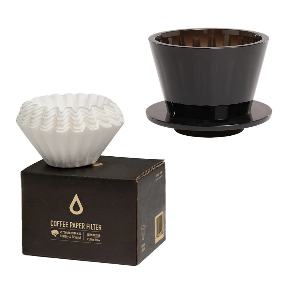 【TIMEMORE 泰摩】泰摩冰瞳B75濾杯組 泰摩Ｂ75 - 琥珀黑搭配泰摩Ｂ75專用濾紙 價格比較,價格查詢,歷史價格詳細信息