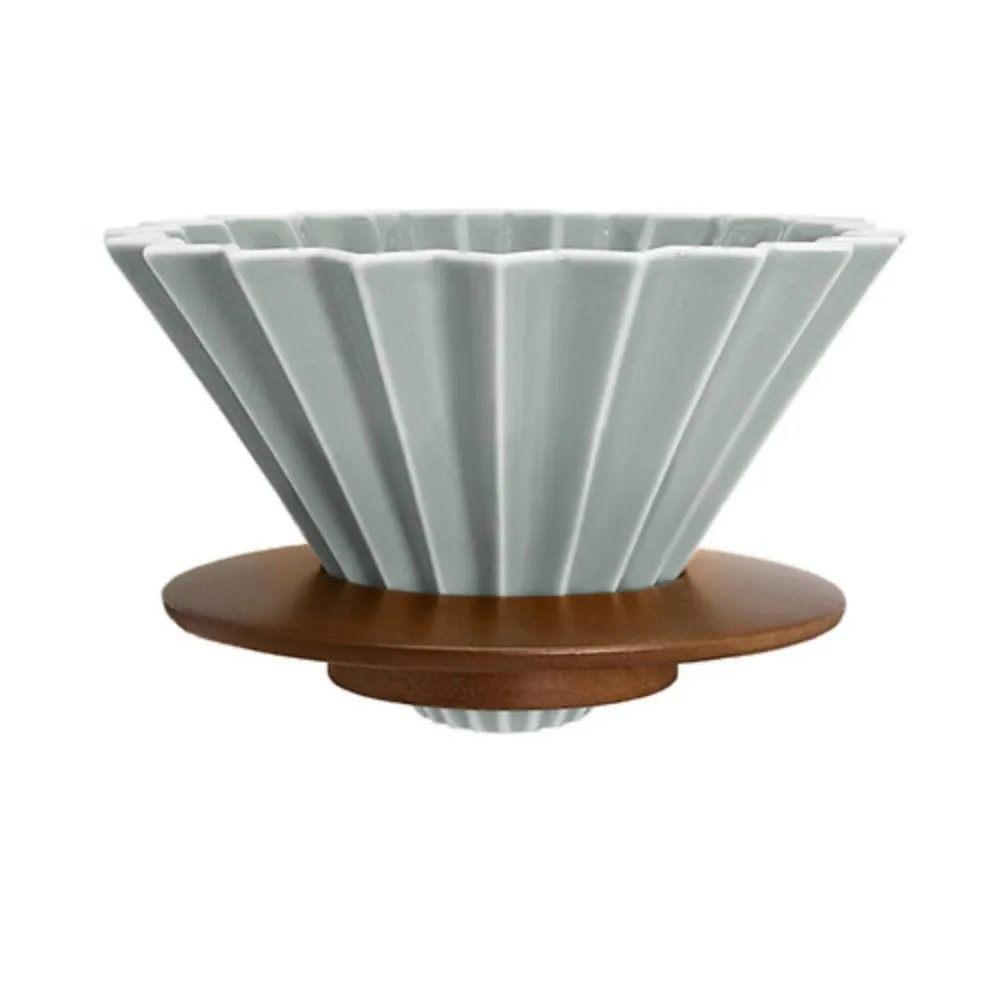 日本ORIGAMI 摺紙咖啡陶瓷濾杯組 M 第二代（AS杯座）（霧藍色） 歷史價格詳細信息