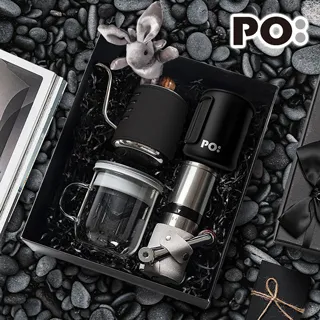 【PO:Selected】丹麥戶外手沖咖啡四件組(露營杯-黑/不鏽鋼咖啡磨2.0/咖啡壺-黑/玻璃杯350ml-共4色) 歷史價格詳細信息