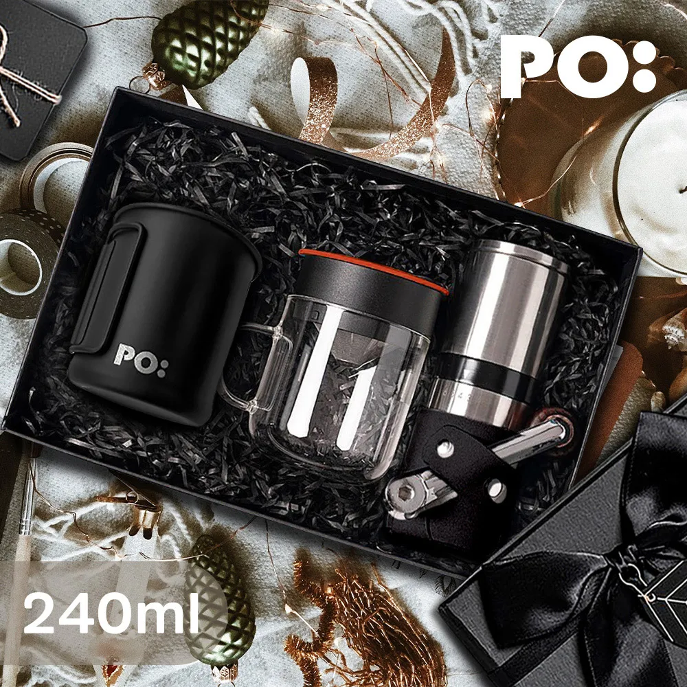 【PO:Selected】丹麥戶外手沖咖啡三件組(露營杯-黑/不銹鋼磨芯咖啡磨2.0/玻璃杯350ml-共4色) 歷史價格詳細信息