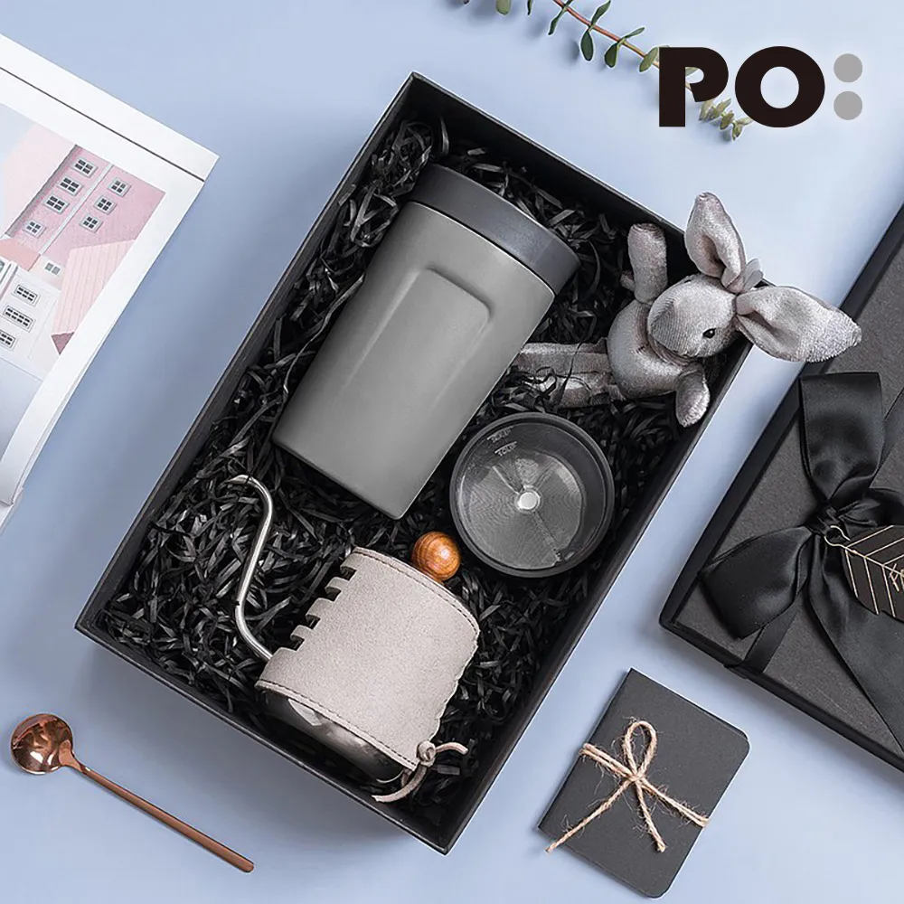 【PO:Selected】丹麥手沖咖啡禮盒組(手動不鏽鋼咖啡磨2.0/咖啡玻璃杯350ml-共4色) 歷史價格詳細信息