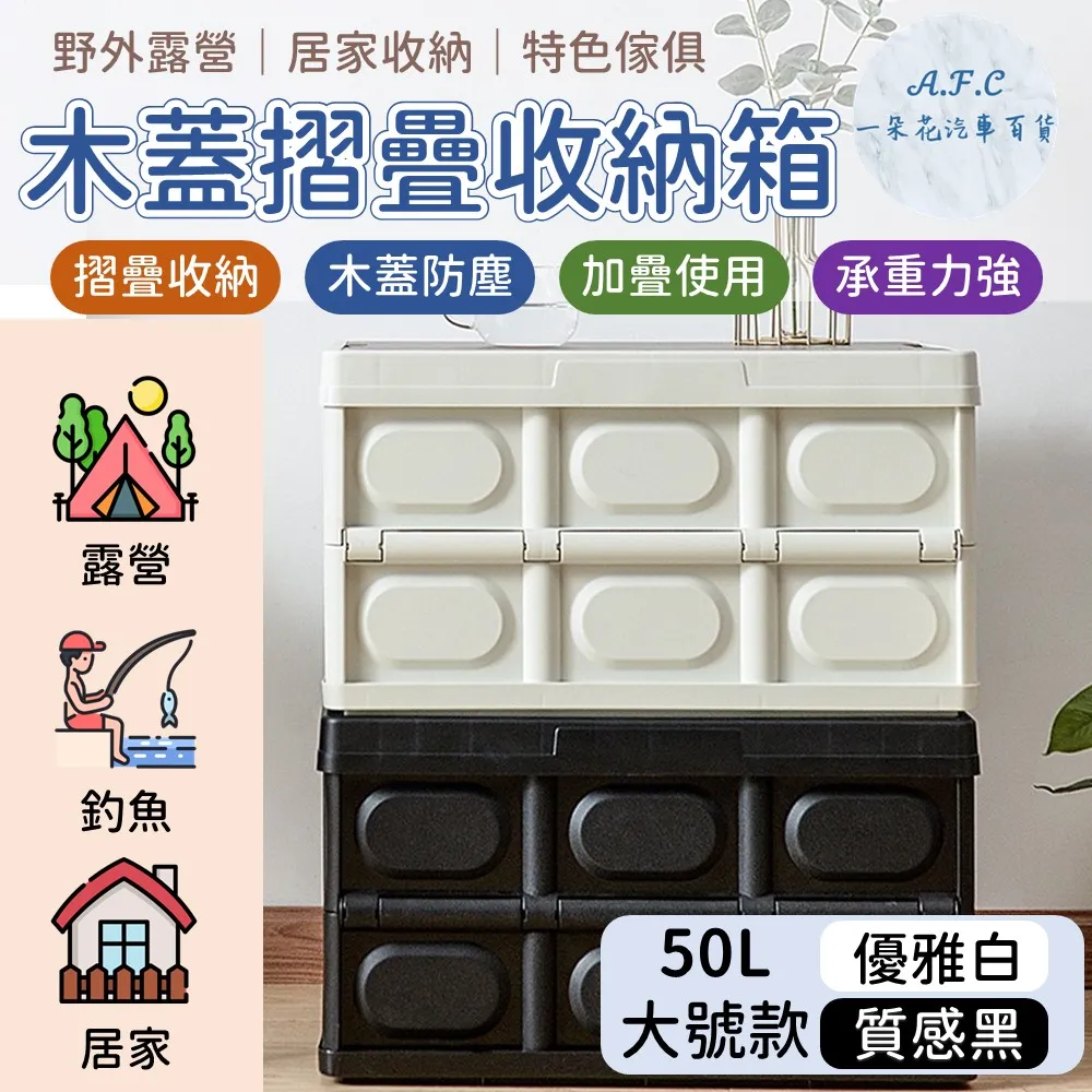 木蓋摺疊收納箱 露營折疊收納箱 含木紋蓋板 摺疊箱 衣物收納箱 置物箱 露營 收納 BE1075 歷史價格詳細信息