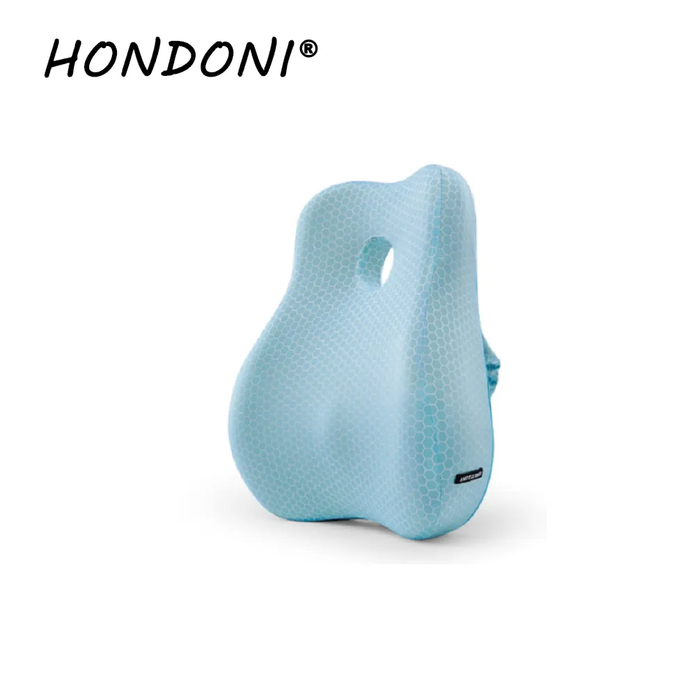 HONDONI  經典日式風格護腰記憶靠墊 居家汽車舒壓腰靠墊 (舒適文青灰) 歷史價格詳細信息