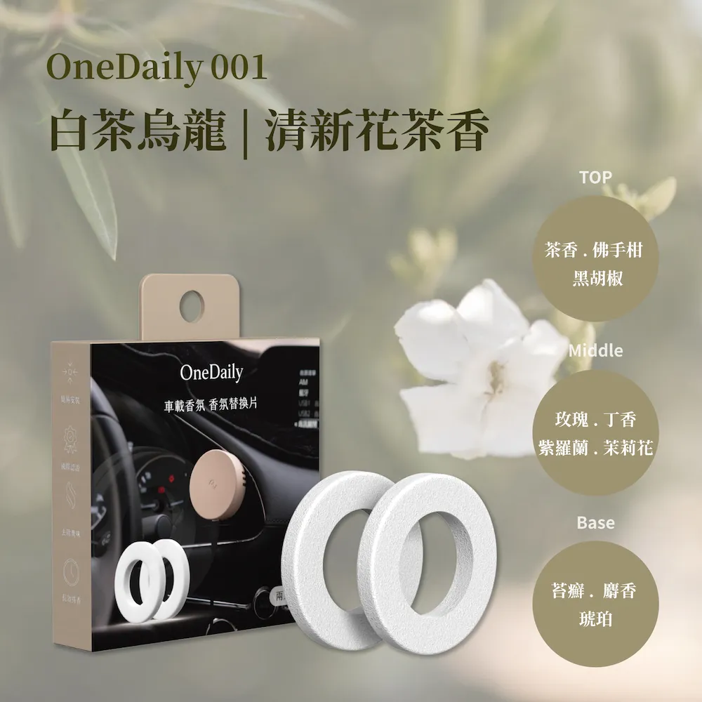 Onedaily 車載香氛 香氛替換片（ 兩入組 ）適用 Allite CF1 多功能車架 專用香氛塊 歷史價格詳細信息
